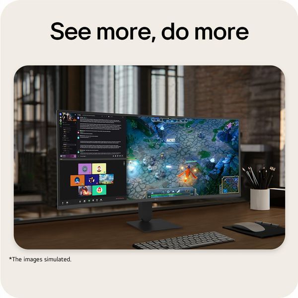 LG UltraWide 34U640B-B 34-inch Curved QHD USB-C Monitor