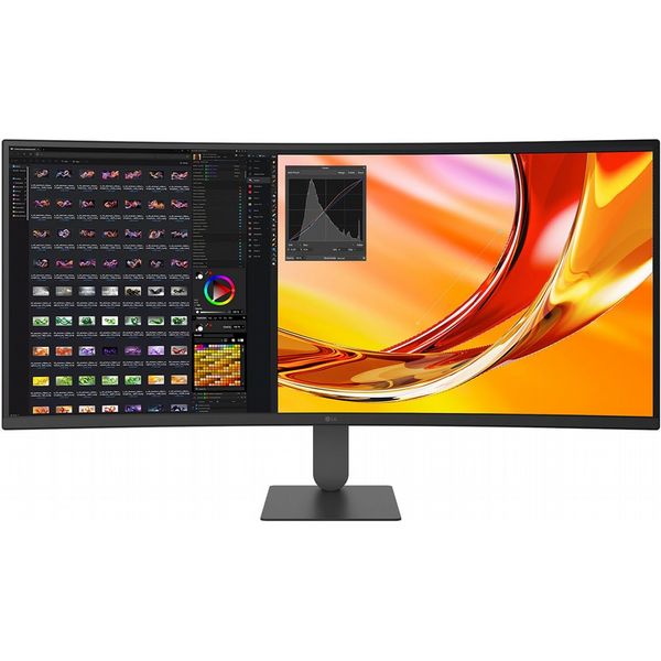 LG UltraWide 34U640B-B 34-inch Curved QHD USB-C Monitor
