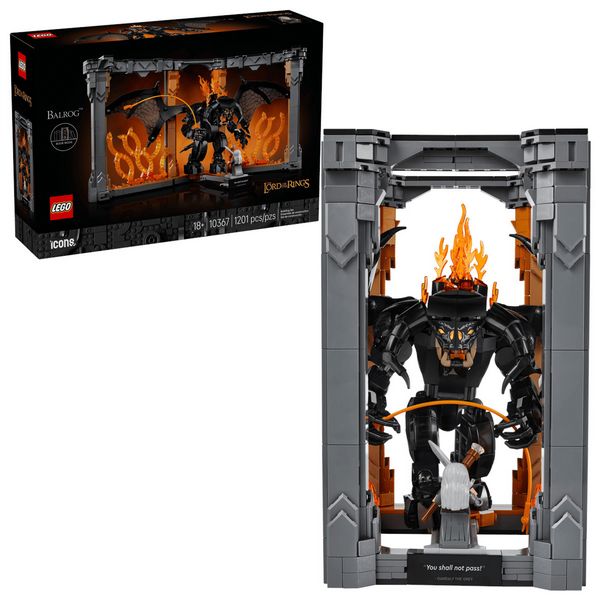Lego Icons The Lord Of The Rings: Balrog Book Nook