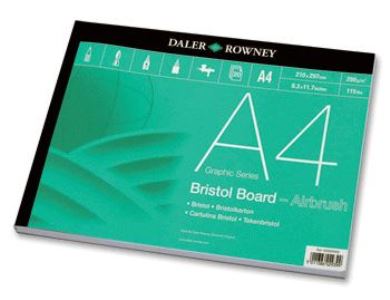 Daler Rowney: Bristol Board: Pad: 250gsm: 20 Sheets